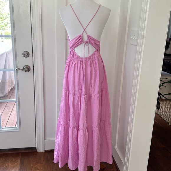 & OTHER STORIES Strappy Tiered Maxi Dress Size 4 - Picture 11 of 13